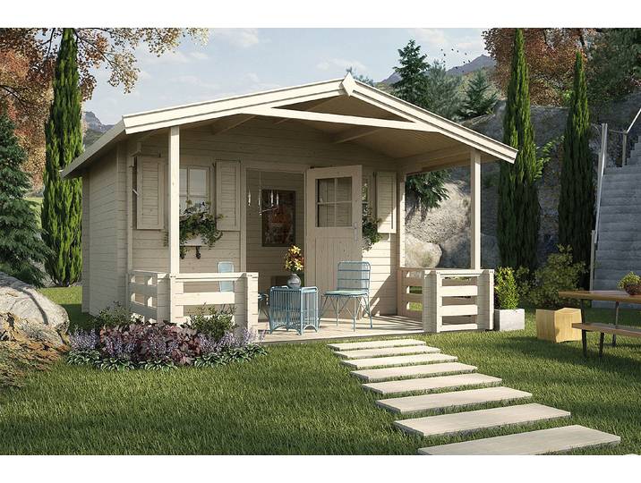 Weka Weekendhaus 138 B Natur 5 × 4 m