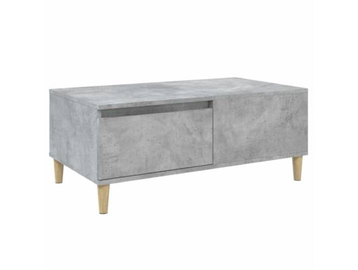 TV-Schrank 90x50x36,5 cm Betongrau Couchtisch Trennwände mit Türen, Einlegeböden, Holzwerkstoff, Feuchtigkeitsbeständigkeit, Montageanleitung
