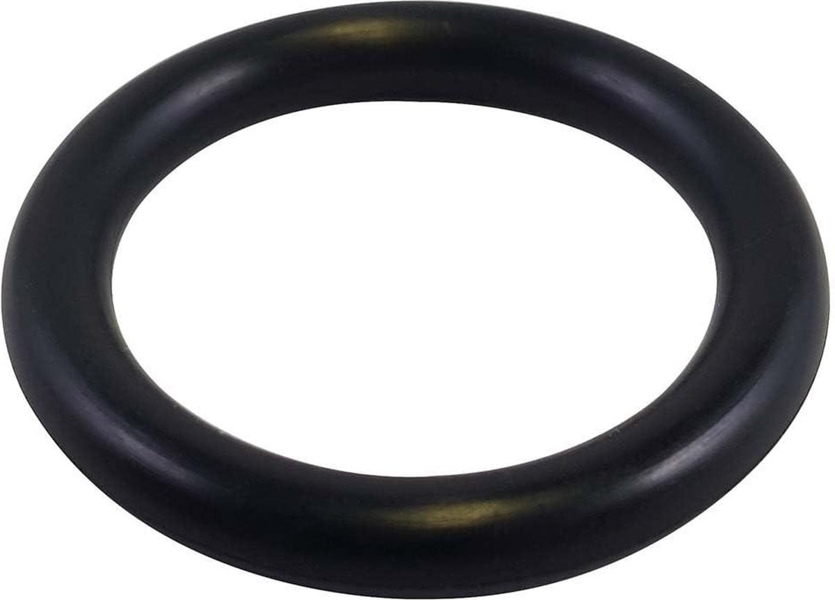 Set van 25 zwarte plastic O-ringen