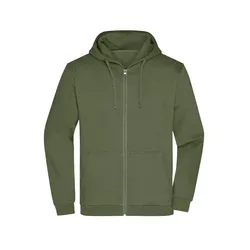 Men's Promo Zip Hoody - M - olive