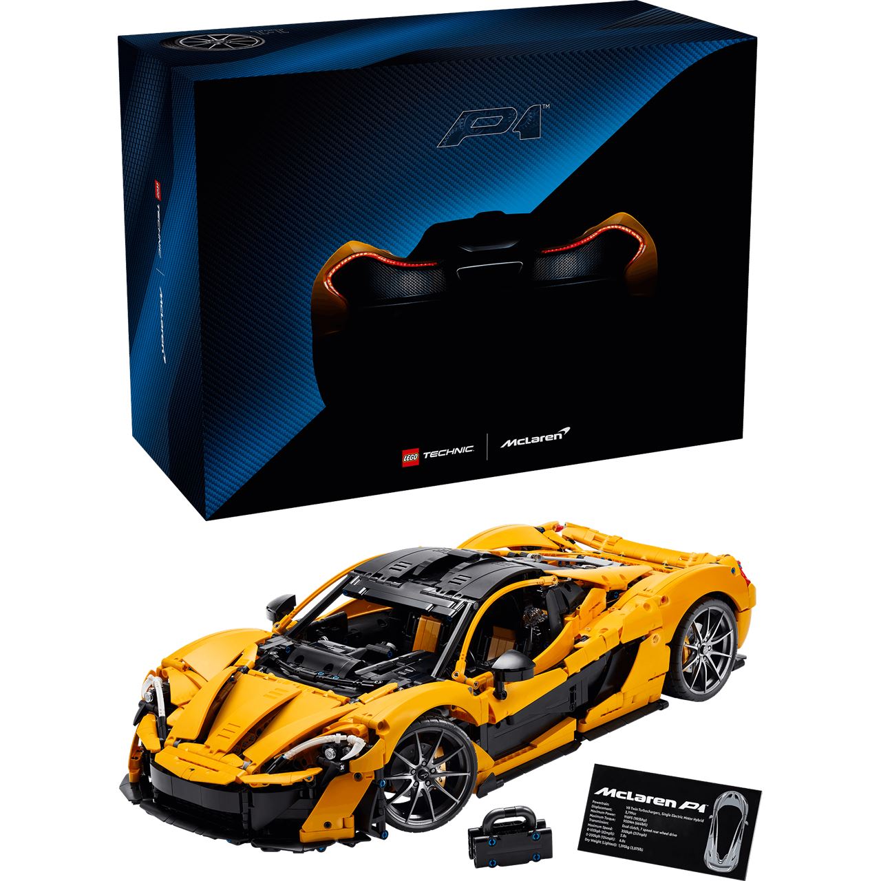 LEGO Technic 42172 McLaren P1, Set mit Supersportwagen für Erwachsene