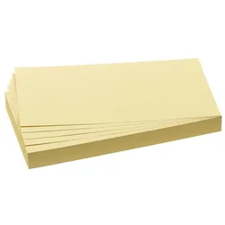 Franken UMZ102004 Moderationskarte - Rechteck, 205 x 95 mm, gelb, 500 Stück