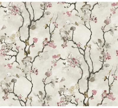 Christiane Lemieux Lemieux et Cie Avril Chinoiserie Rose Wallpaper