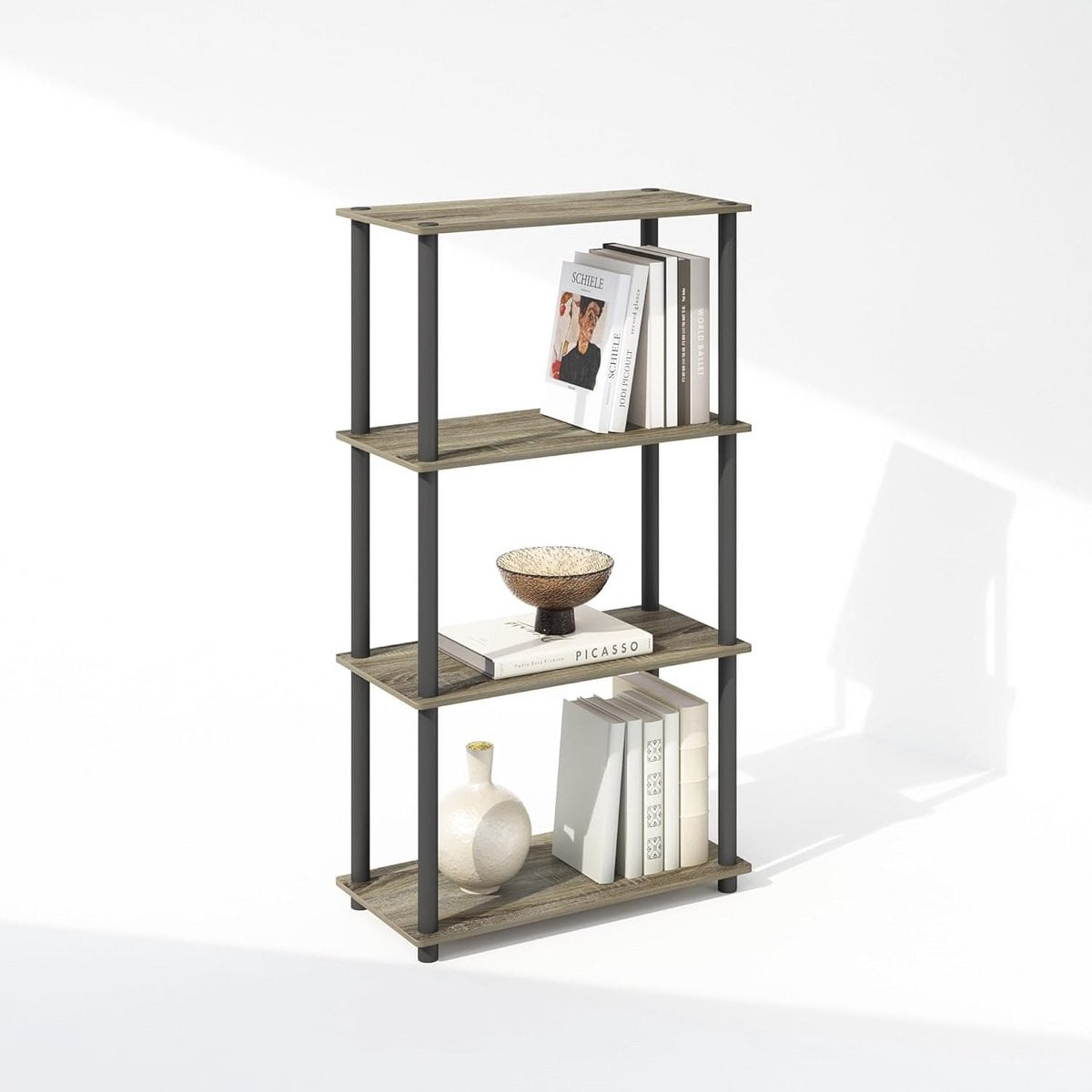 Multifunctioneel Compact Displayrek voor Boeken en Decoratie