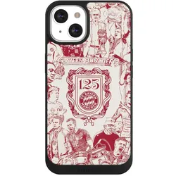 Nivocase Handyhülle für Apple iPhone 13 Hülle NIVOpure Case Schwarz FC Bayern München Offizielles (Apple iPhone 13), Smartphone Hülle, Schwarz