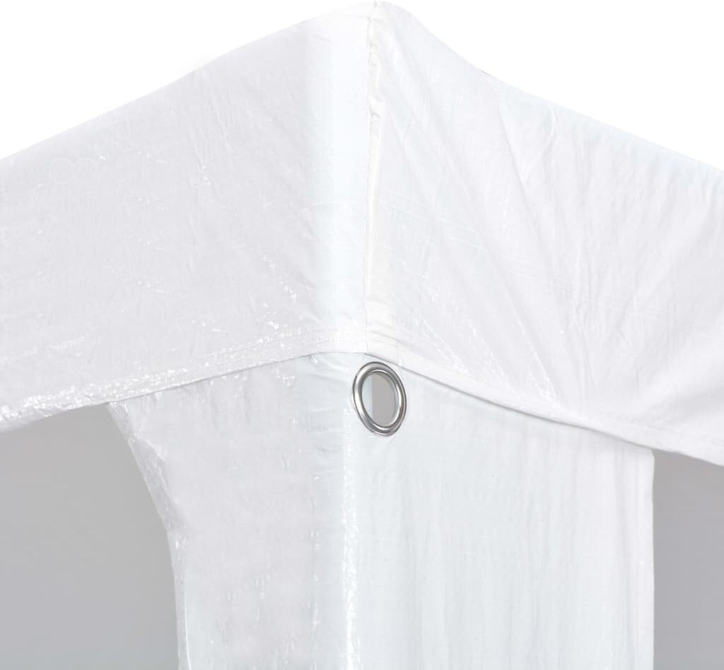 vidaXL Tente de réception 3x12 m PE Blanc