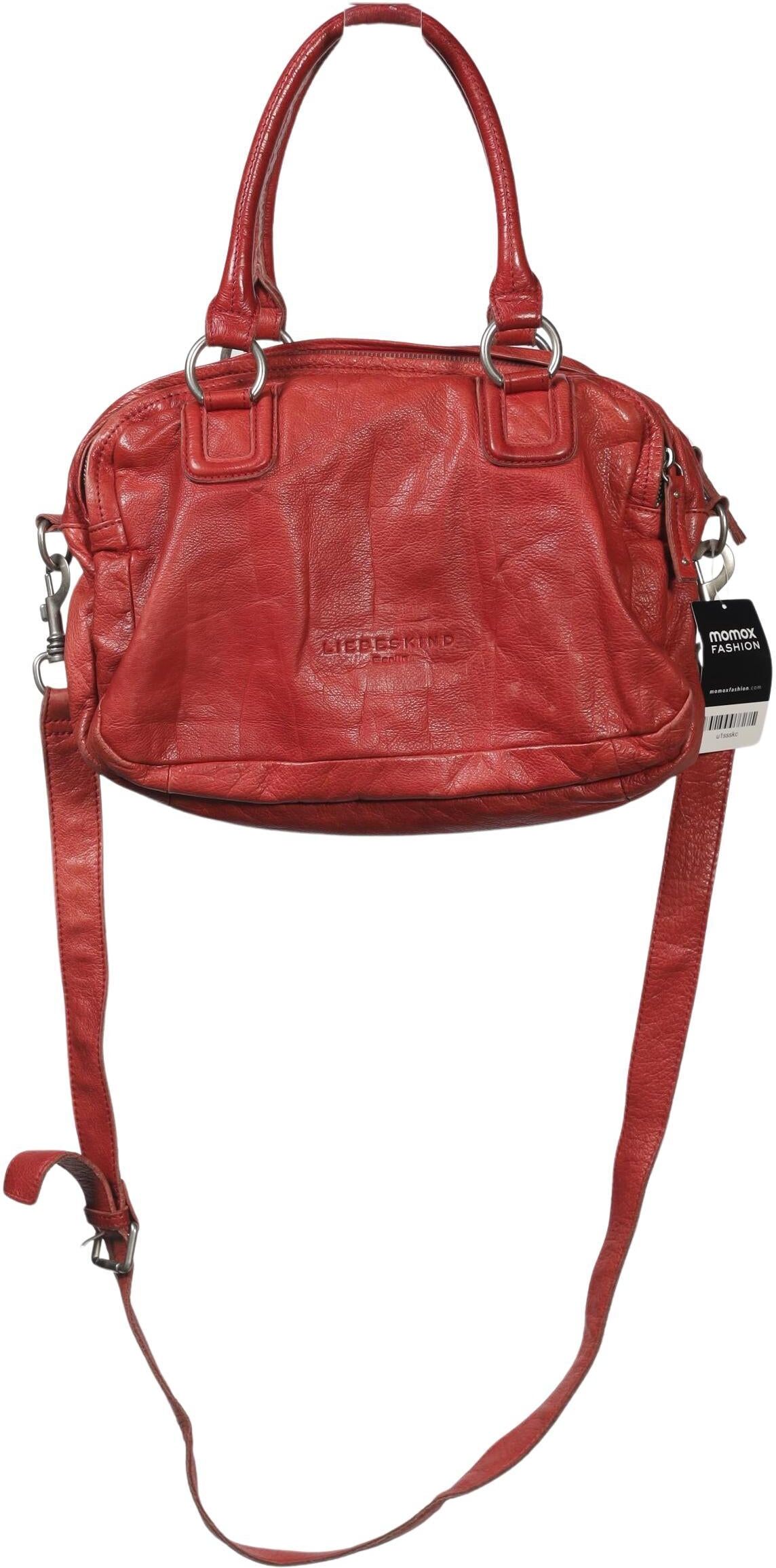 Liebeskind Berlin Damen Handtasche gross Leder, Rot, Leder - Second Hand
