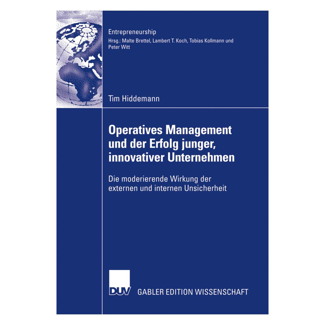 DUV Operatives Management und der Erfolg junger, innovativer Unternehmen (Deutsch, Softcover, Tim Hiddemann) (7483542)