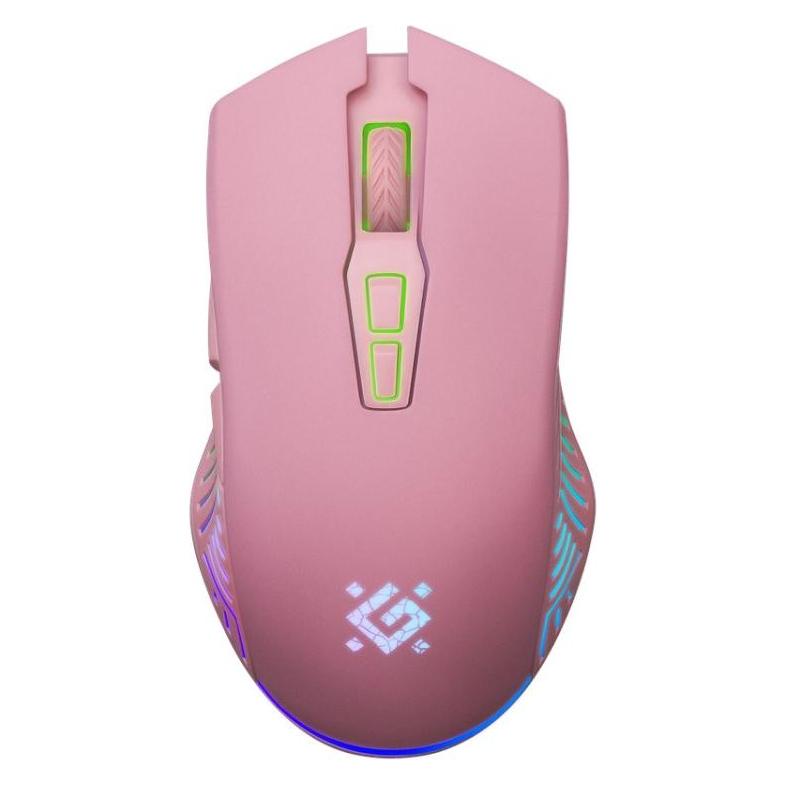 Defender PANDORA RF 3200DPI 7P Kabellose Gaming-Maus, Rosa (Kabellos) (52501)