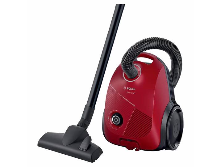 Bosch Serie 2 BGLS2RD1CH Staubsauger – Staubsauger mit Beutel – rot