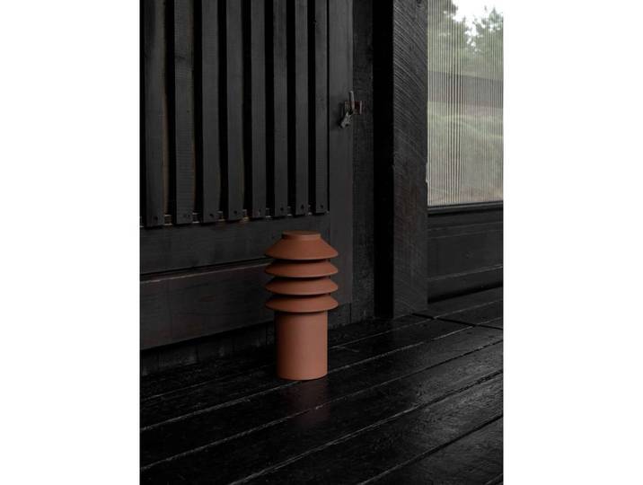Bysted Garden 25 cm 2700K Erdstück corten - Louis Poulsen - Terrasse - Aluminium