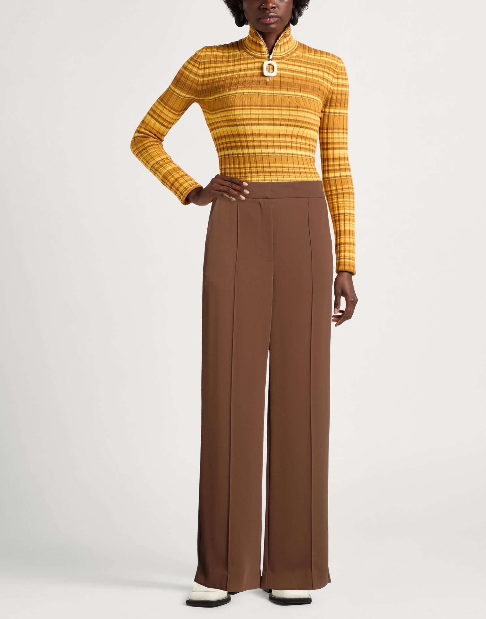 Veronica Beard Pantalones Mujer Marrón 40,42 Mujer