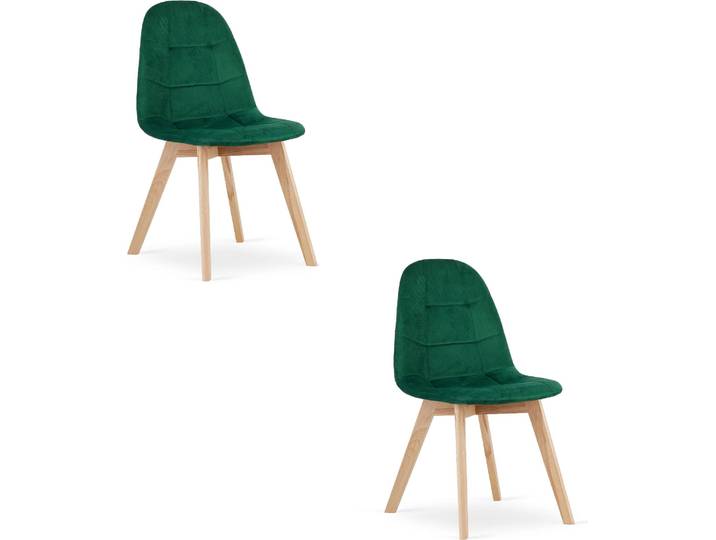 Chaise Valora BORA x2 Paire de chaises pour aménagements compacts