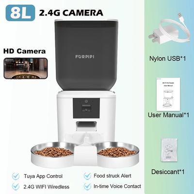Inspire Essentials Furpipi Smart Automatic Pet Feeder With 1080P Camera c