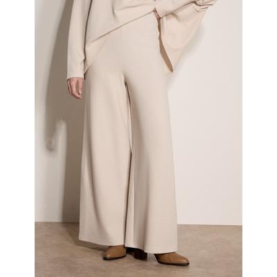 Jogger Pants APRICOT "Relaxhose aus Jersey", Damen, Gr. XL (42), beige (stein), gewebt, , Modisch, normal, Hosen, mit weitem Bein