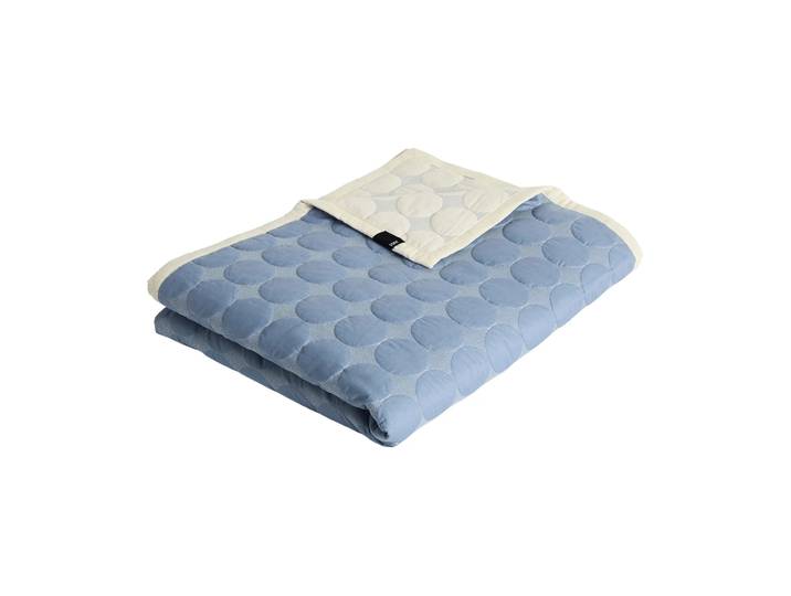 HAY Mega Dot Überwurf organic 260 × 260 cm Dusty Blue