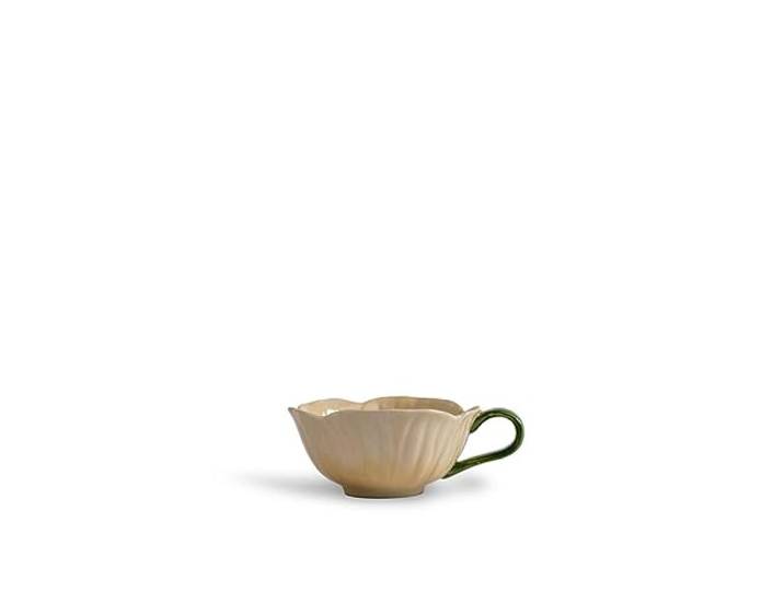 ByOn 5283908003 Poppy Tasse à thé en forme de fleur en faïence de couleur beige 0\,22 l