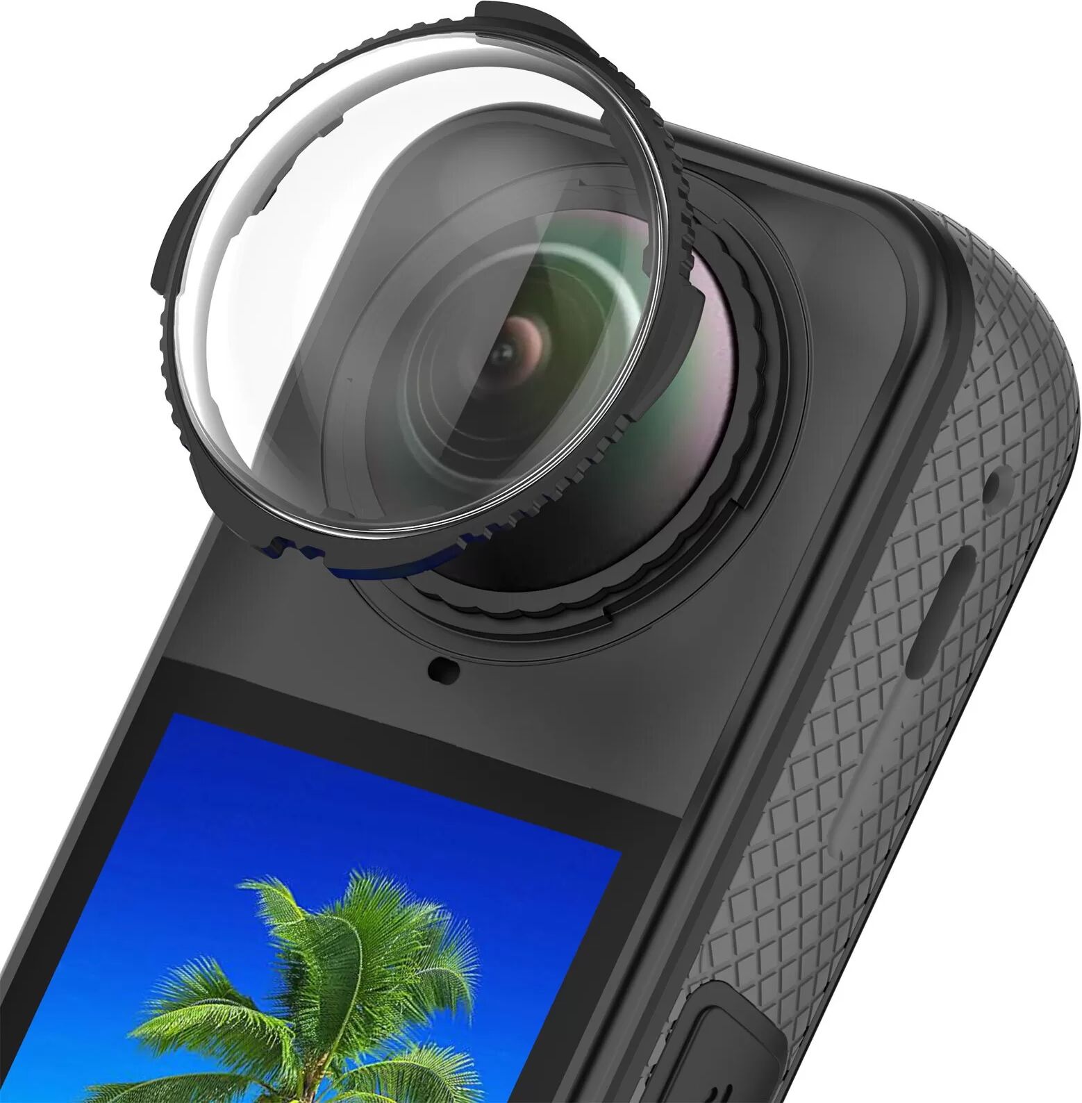 INF Optisches Glas Schutzlinse kompatibel mit Insta360 4 - Premium Objektivschutz