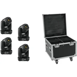 EUROLITE Set 4x LED TMH-S90 + Case