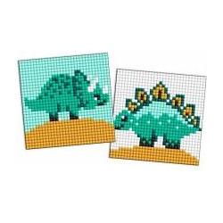 Ideyka Diamant-Mosaik-Aufkleber für Kinder - Dinosaurier 3 (59728591)