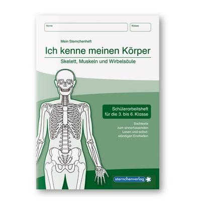 Ich kenne meinen Körper - Skelett, Muskeln und Wirbelsäule, Taschenbuch von Sternchenverlag GmbH,Katrin Langhans, Sternchenverlag, 978-3-939293-34-7