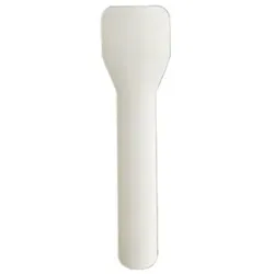 PAPSTAR 100 Eislöffel, Papier "pure" 9,5 cm weiss