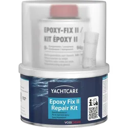 Yachtcare Epoxy Fix Repair Kit 250g - GFK Reparaturset für Boot, Caravan, SUP, Kunststoff – Epoxidharz Kleber & Glasfaser Rep-Set
