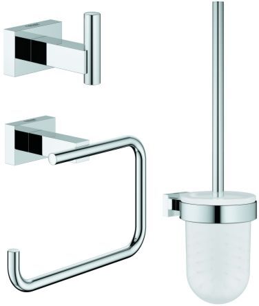 Grohe Essentials Cube 3 in 1 WC-Set 40757001 chrom