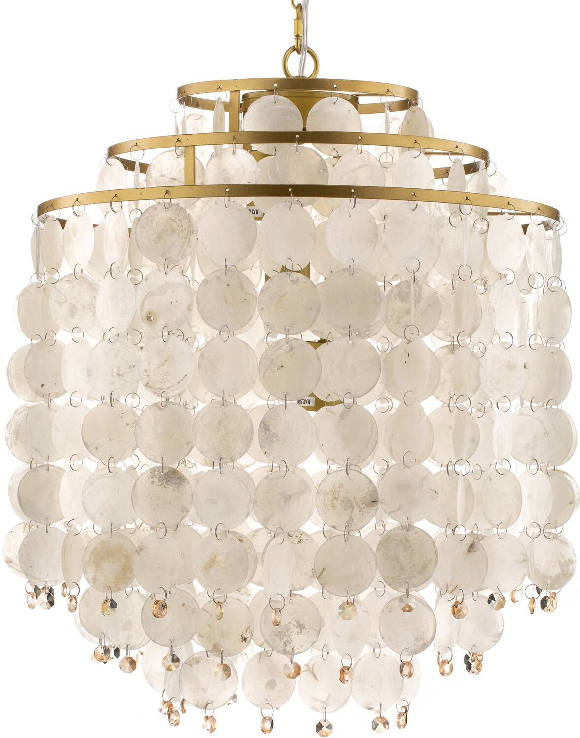 Lampa wisząca Ruben ONLI, mosiężny / złoty, salon / jadalnia, metal