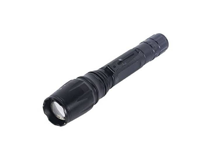 TM ELECTRON Led-zaklamp met 7 modi, zwart
