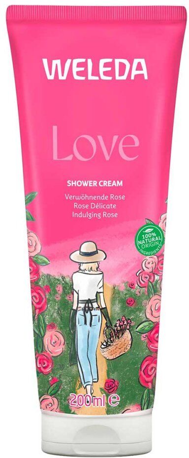 Weleda Love Shower Cream Rose 200ml
