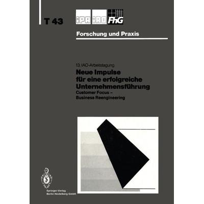 Neue Impulse für eine erfolgreiche Unternehmensführung, Taschenbuch von , Springer Berlin, 978-3-540-57863-5