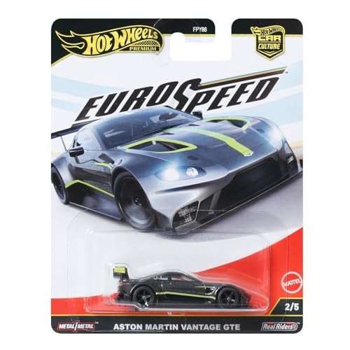 Hot Wheels Car Culture Premium 1:64 Aston Martin Vantage GTE Eurospeed JBK76 Zwart