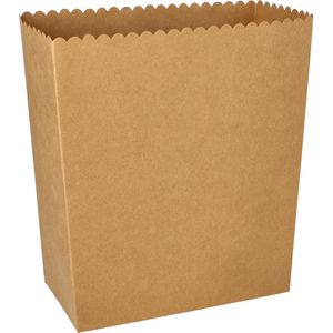 Papstar Popcorn-Tüten 89263 braun, aus Pappe, 2,4 Liter, 50 Stück