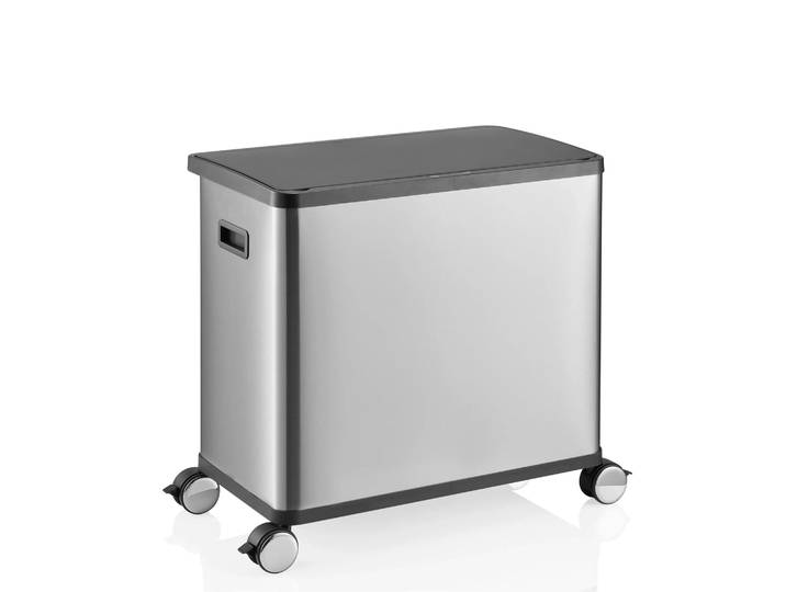 Clean Mobile 2 x 24L - Mülleimer Silber