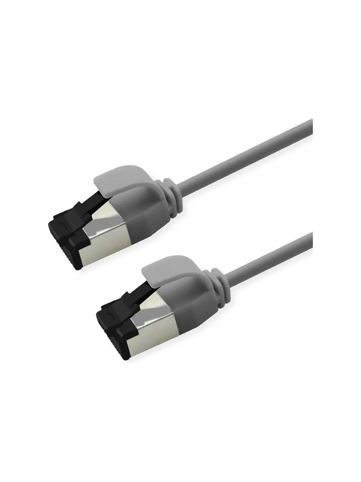 Roline patch cable - 30 cm - grey RAL7035 - Grau