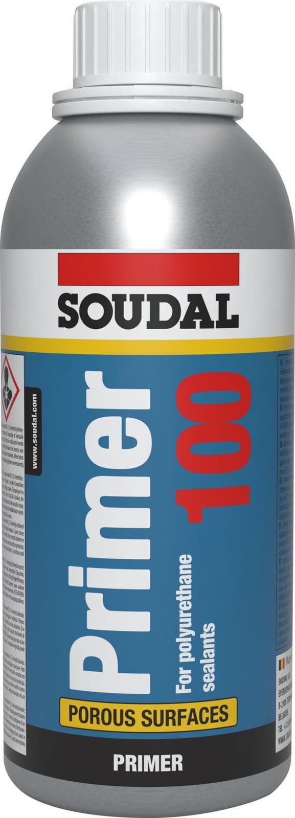 Soudal PRIMER 100 Universele primer voor polyurethaan kit en schuim, 500 ml