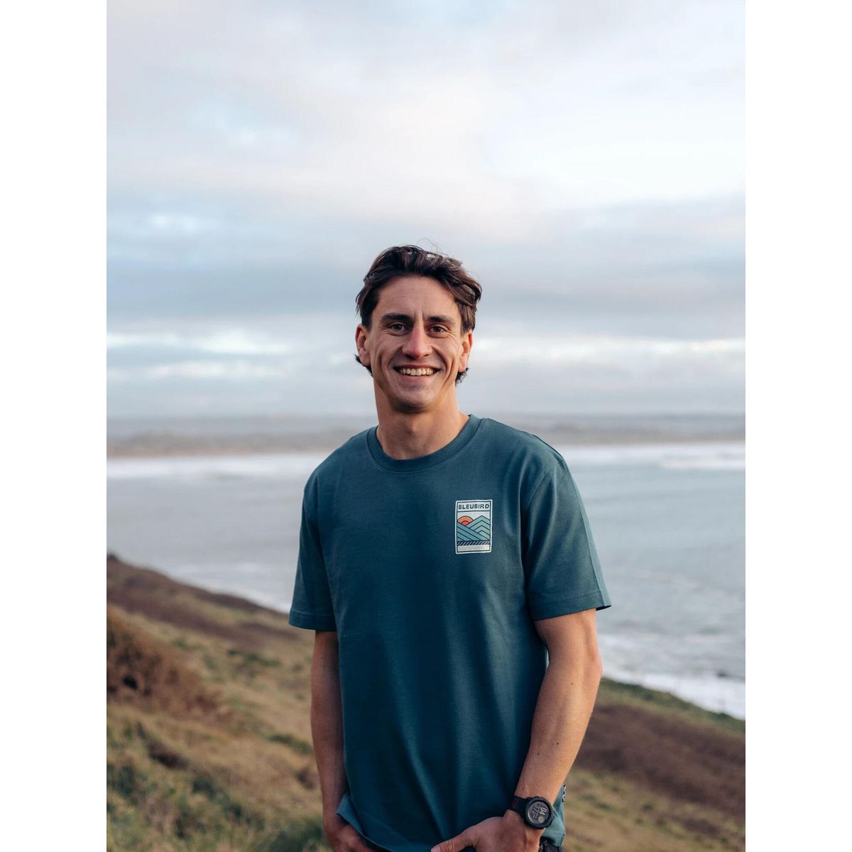 Bleubird Peaklight Tee - Marine marine 3XL TEE-PEAK-MARINE-3XL