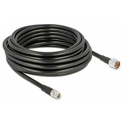 Delock WLAN-Antennen Anschlusskabel [1x N-Stecker - 1x N-Buchse] 10 m Schwarz 13029