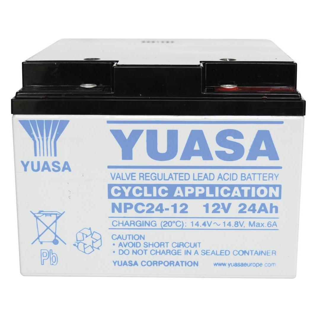 Yuasa Bleiakku 12 V 24 Ah NPC24-12 N (24000 mAh, 12 V) (NPC24-12)