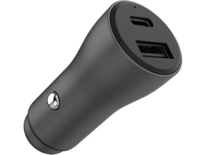 Adeqwat - Chargeur Allume Cigare 42w Usb-A + Usb-C Noir