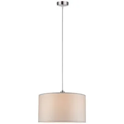 Paulmann Pendelleuchte TESSA, E27 max. 60W, Creme/Eisen gebürstet PAUL-70924