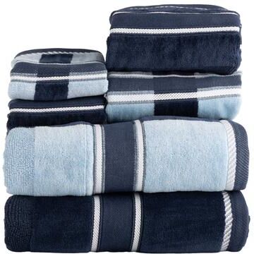 Windsor Home Lavish Home 6 Piece Towel Set - 525GSM Cotton Bathroom Accessories (Red)