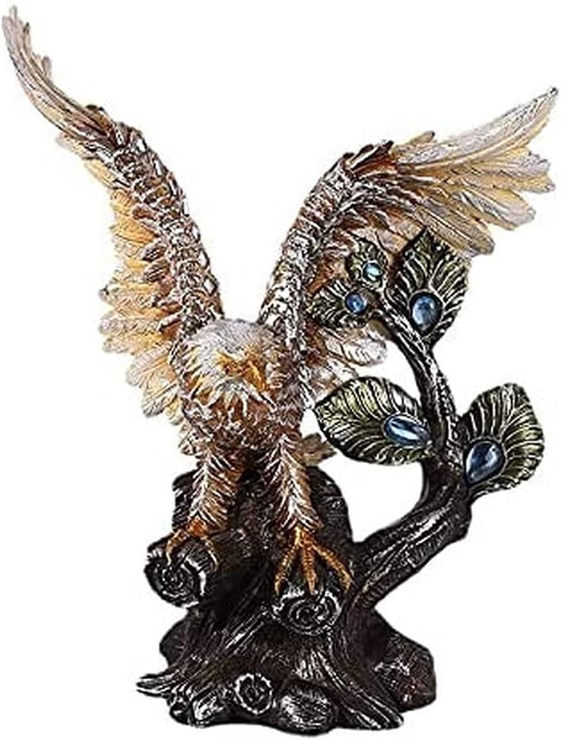 Kunsthars Adelaar Standbeeld Decoratief Vogel Ornament voor op Tafel