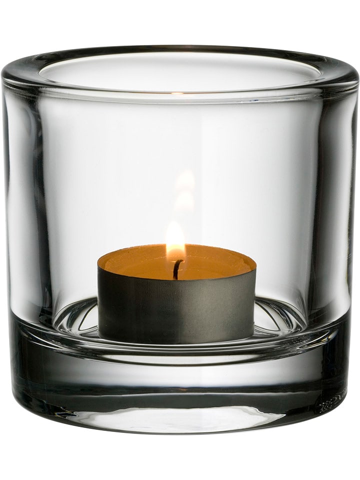iittala Teelichthalter "Kivi" in Transparent - Ø 6,5 cm - onesize