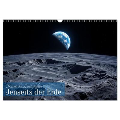 Kosmische Landschaften - Jenseits der Erde (Wandkalender 2026 DIN A3 quer), CALVENDO Monatskalender