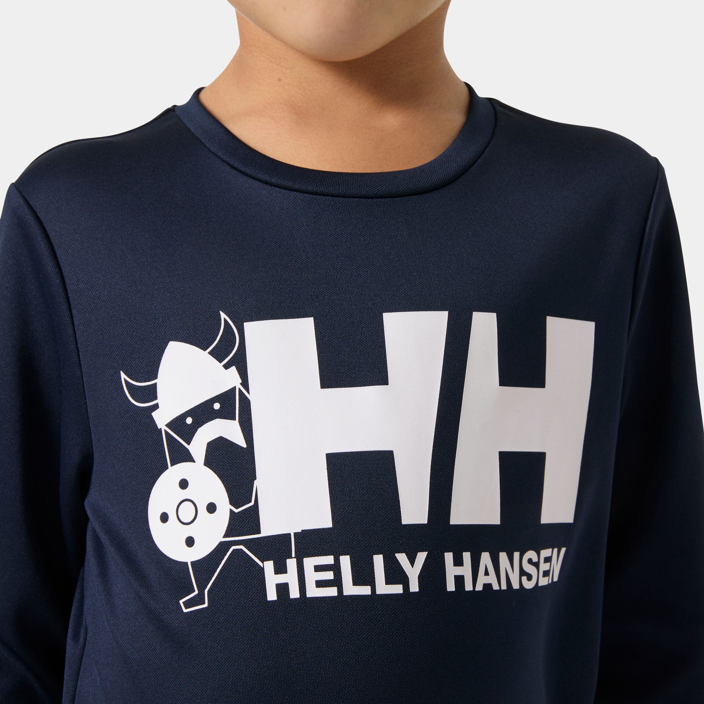 Helly Hansen Kids' Tech Graphic Long Sleeve Top - Blue - 4