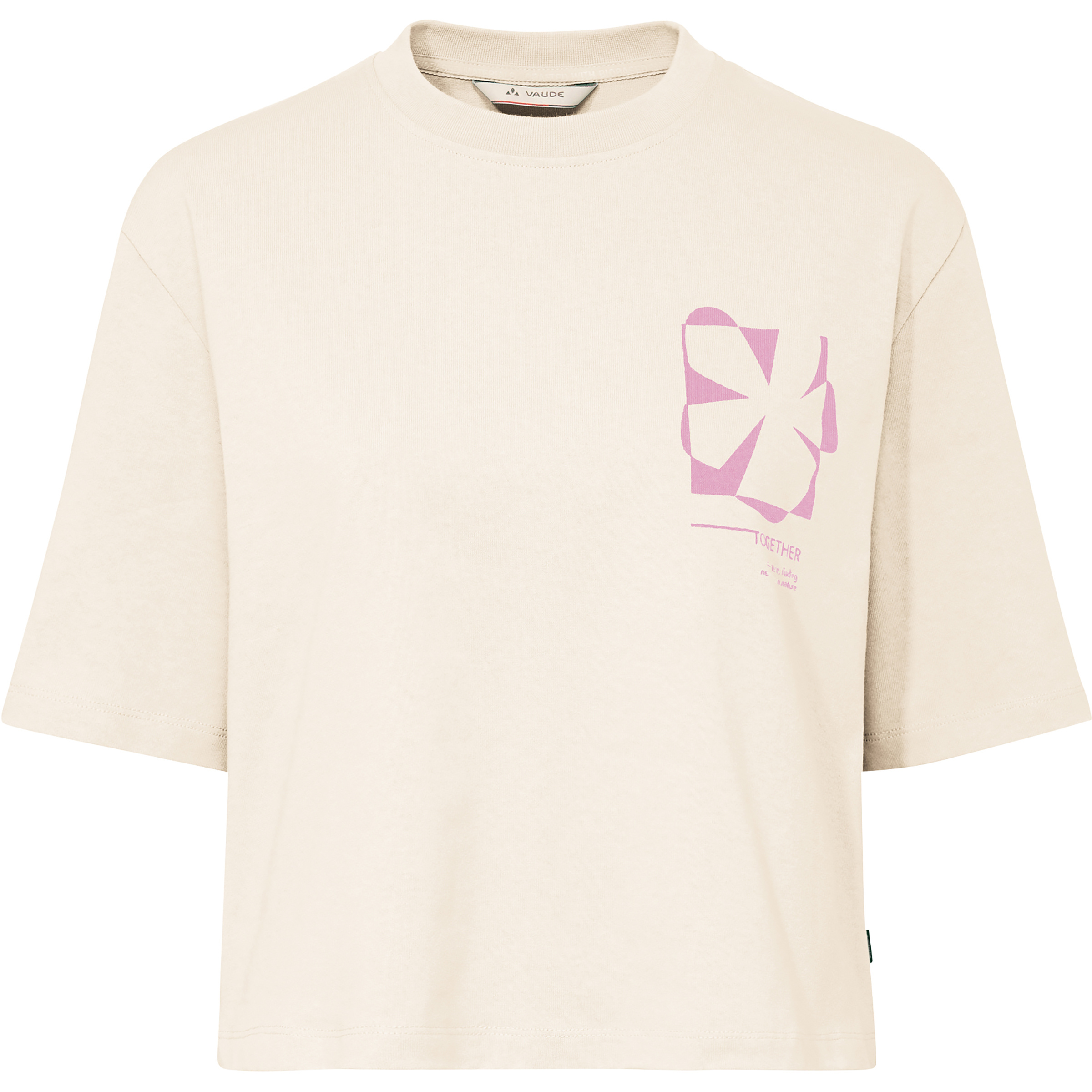 Vaude Redmont Heavyweight Damen T-Shirts beige Größe S Lifestyle Hautfreundlich