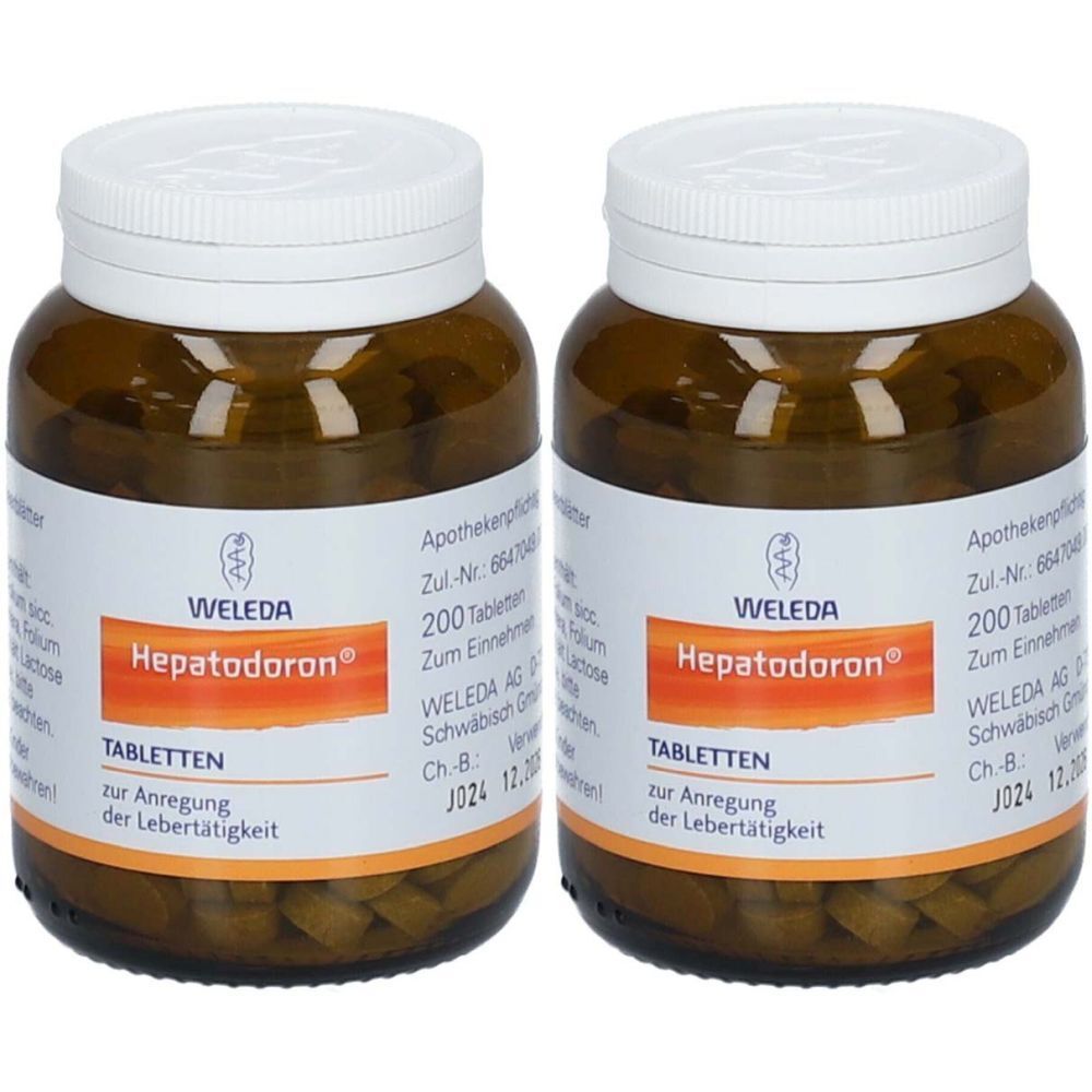 Hepatodoron Tabletten Doppelpack 2x200 St