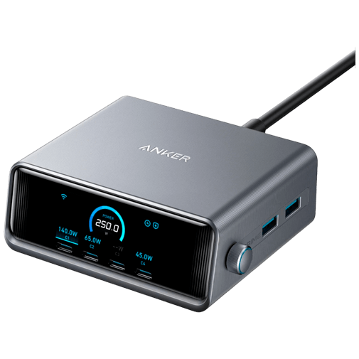 Anker Prime 6-In-1 Schnellladegerät 250W Schwarz